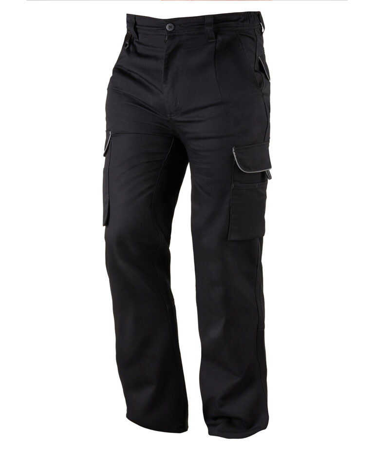 Workwear Orn Heron EarthPro Stretch Ripstop Combat Trouser - Black - T - 52