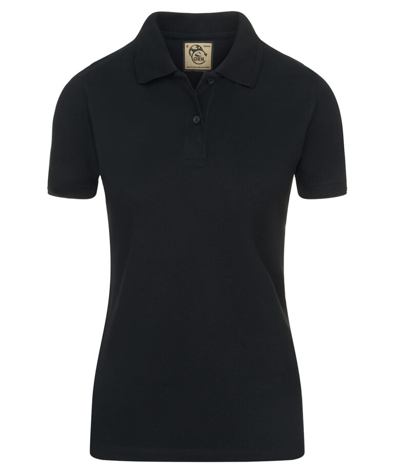 Workwear Orn Ladies Osprey EarthPro GRS Poloshirt - Black - 8