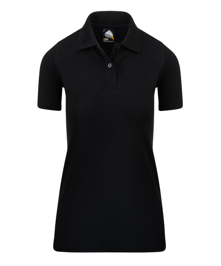 Workwear Orn Ladies Raven Poloshirt - Black - 8