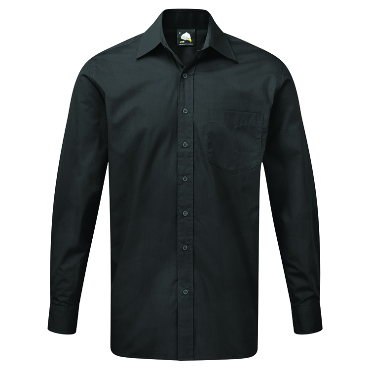 Workwear Orn Manchester Premium L/S Shirt - Black - 21