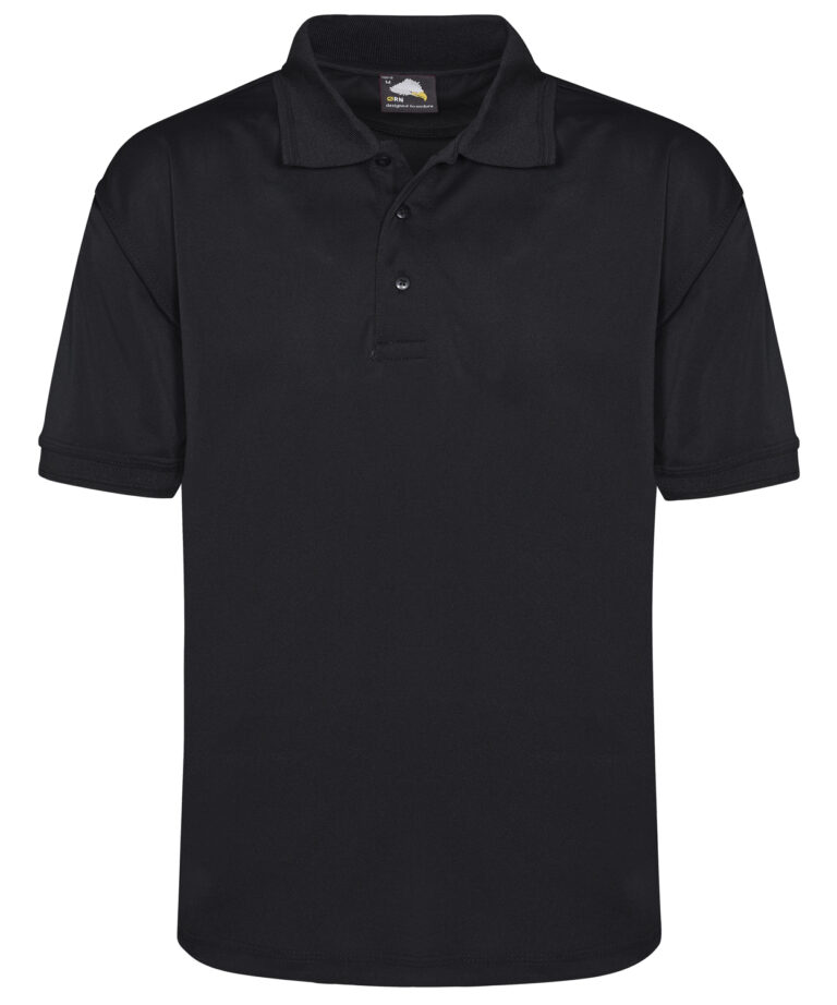 Workwear Orn Oriole Wicking Poloshirt - Black - XS