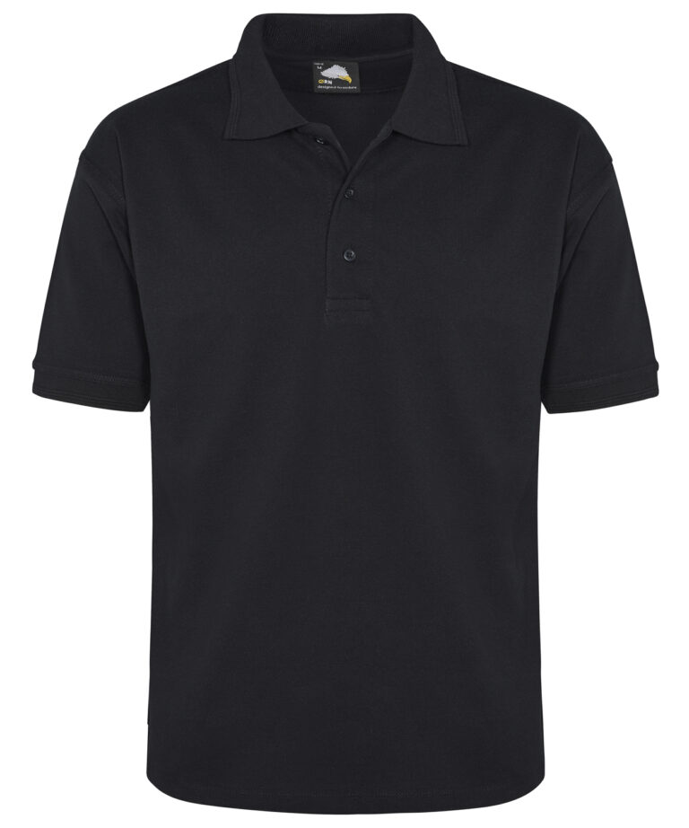 Workwear Orn Petrel 100% Cotton Poloshirt - Black - XS