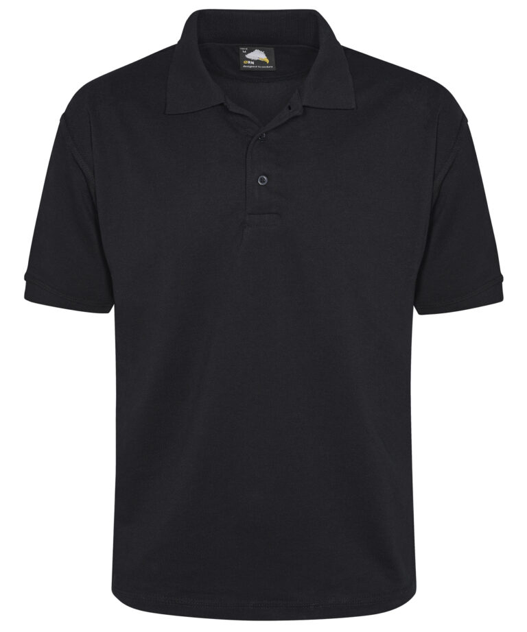 Workwear Orn Raven Poloshirt - Black - XS