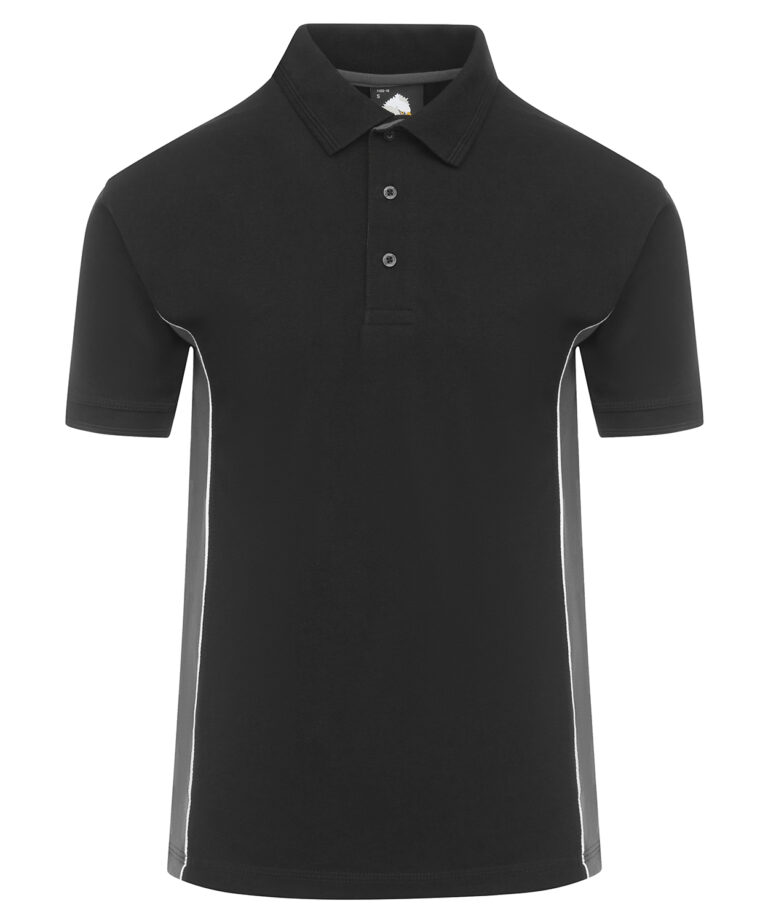 Workwear Orn Silverswift Poloshirt - Black - Graphite - XS