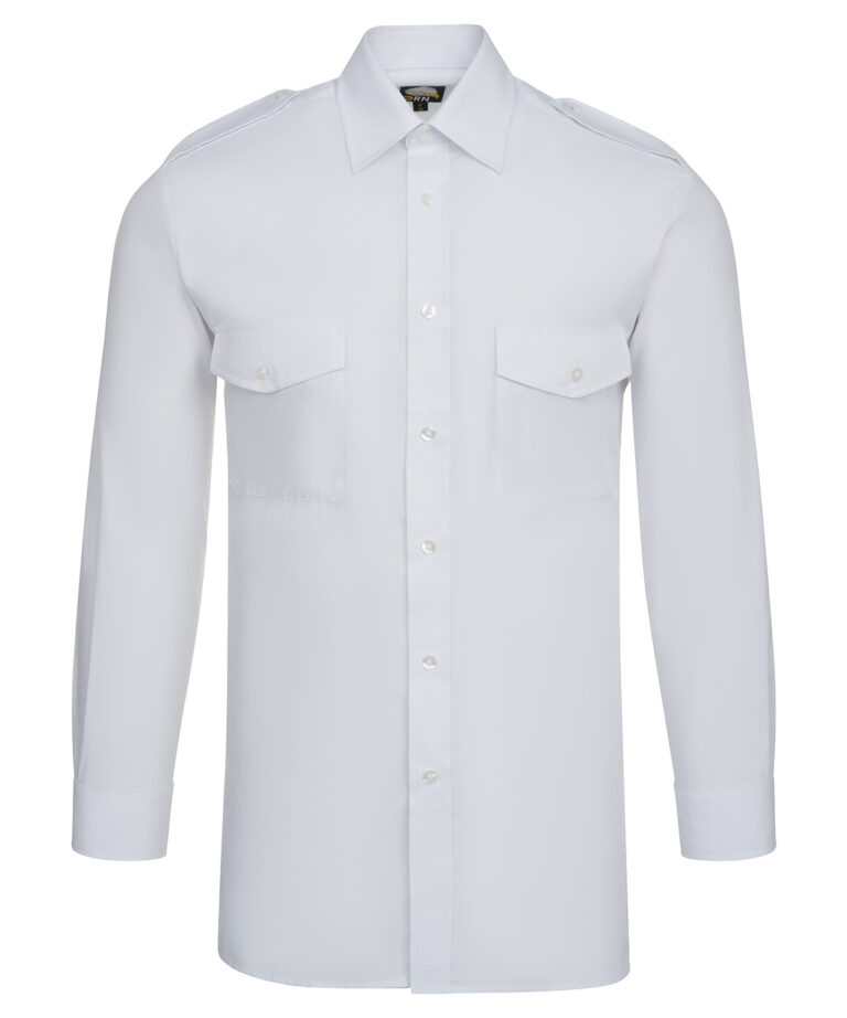 Workwear Orn The Essential L/S Pilot Shirt - White - 23