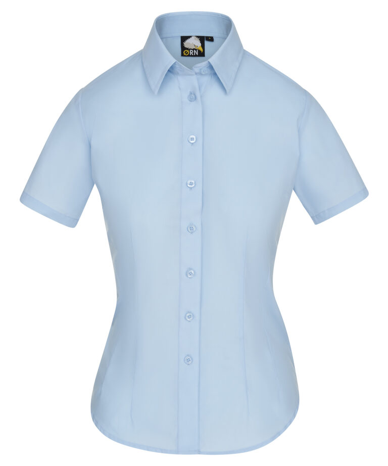 Workwear Orn The Essential S/S Blouse - Sky - 8