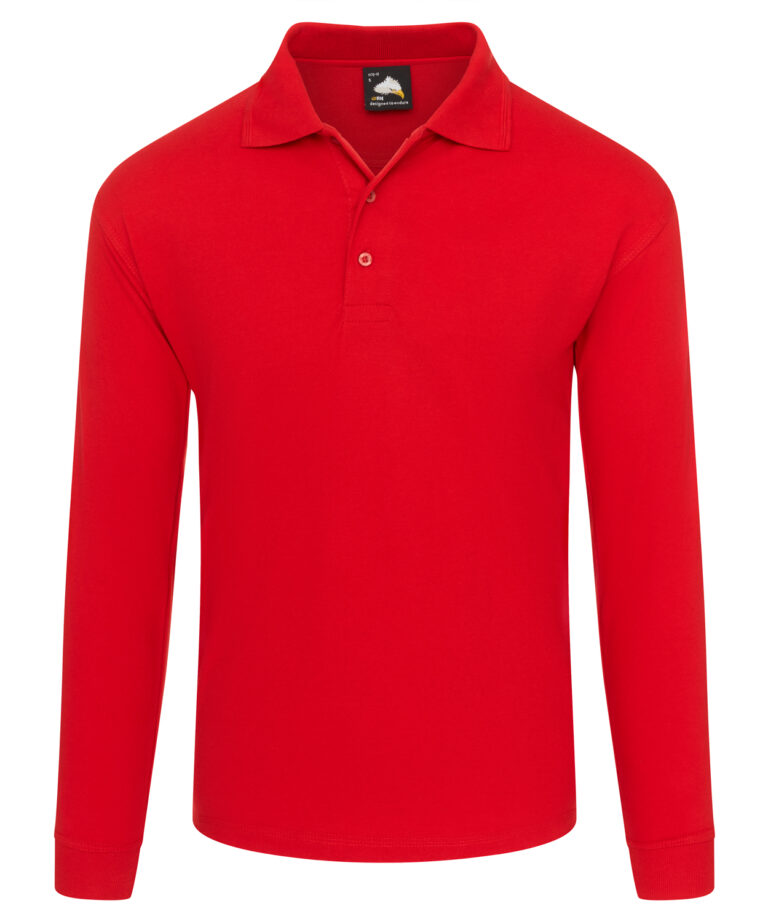 Orn Weaver Long Sleeved Poloshirt, Vivid Promotion Workwear