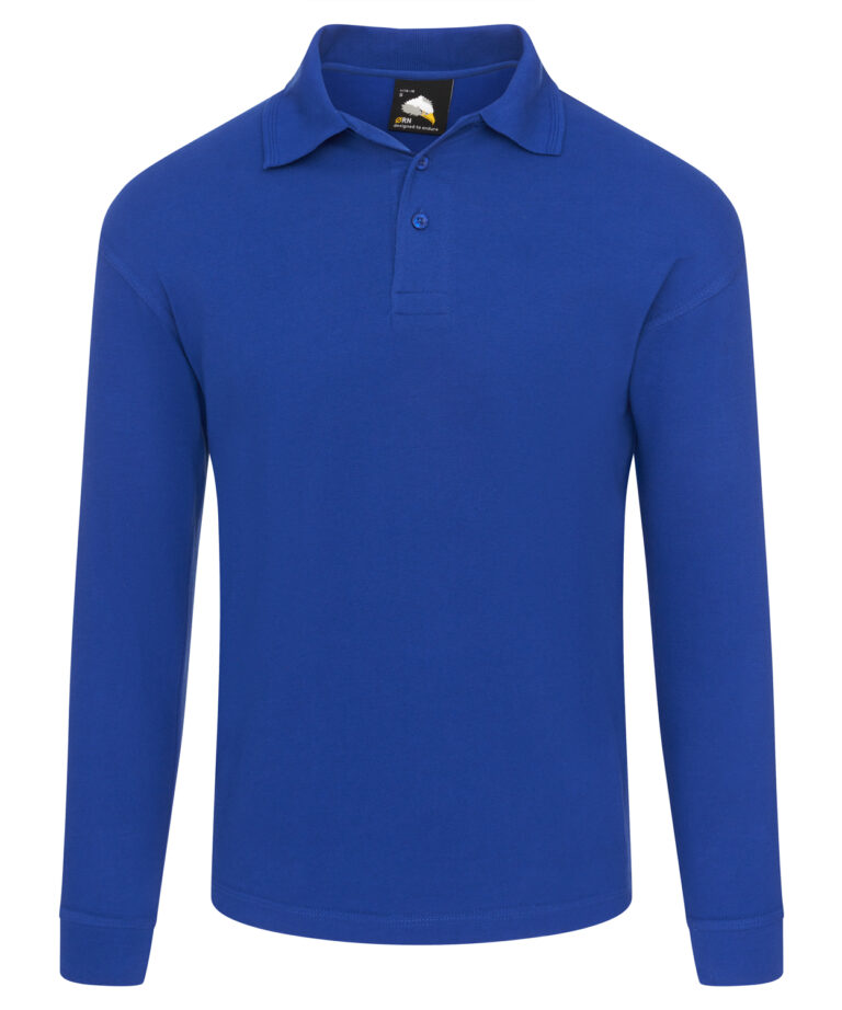 Orn Weaver Long Sleeved Poloshirt, Vivid Promotion Workwear