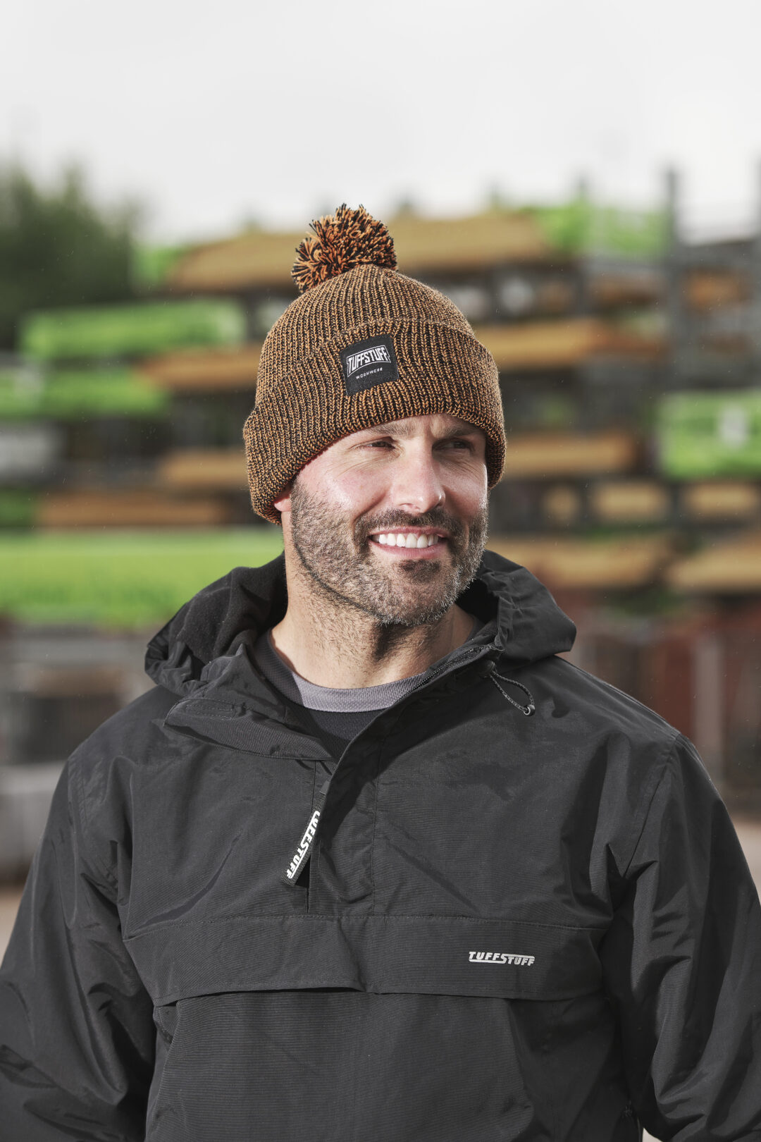 TUFFSTUFF ELITE BOBBLE HAT, Vivid Promotion Workwear