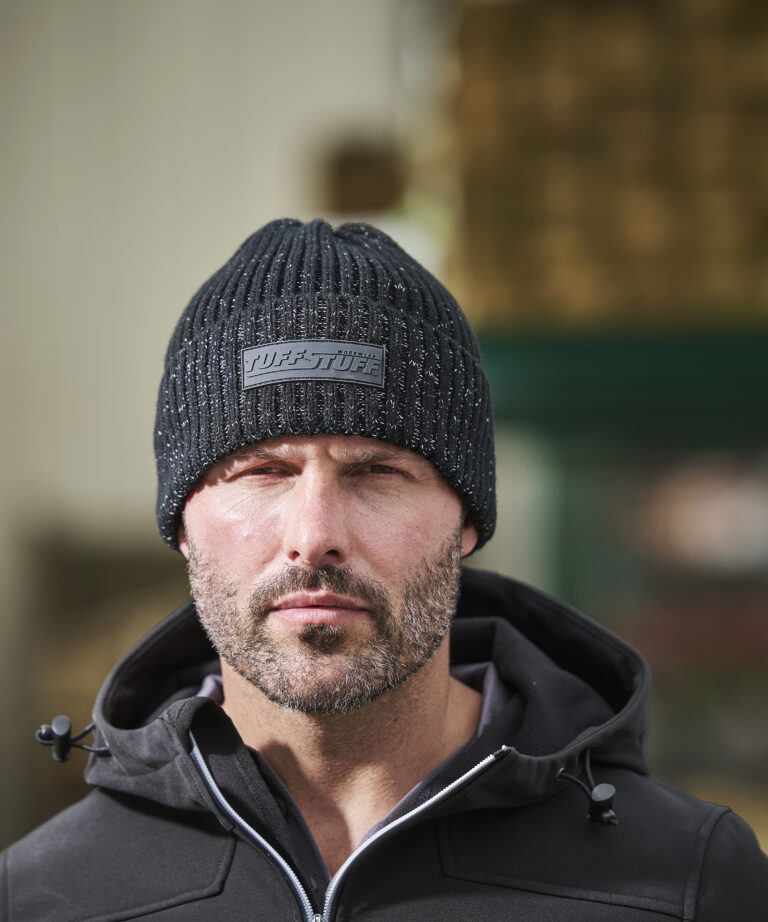 Alternative view of TUFFSTUFF LOGO KNIT BEANIE