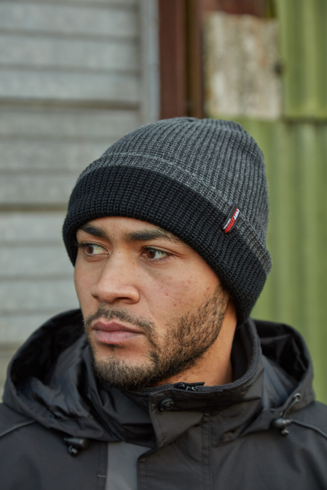 TUFFSTUFF PRO WORK TWO TONE BEANIE, Vivid Promotion Workwear