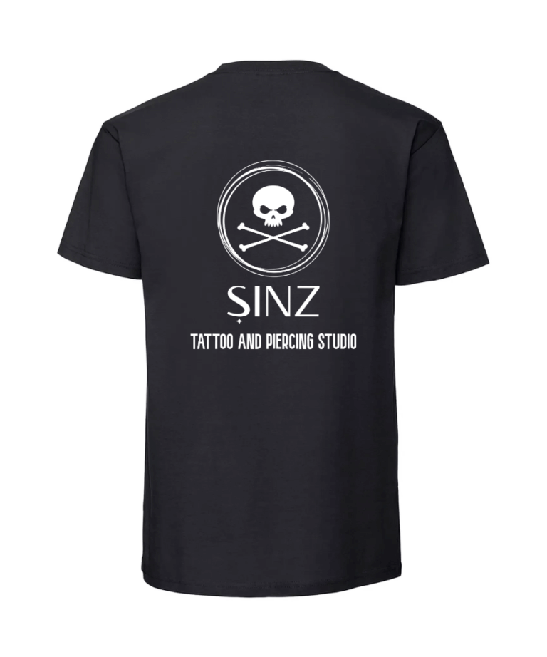 T-Shirt &#8211; Sinz Tattoo &#038; Body Piercing, Vivid Promotion Workwear