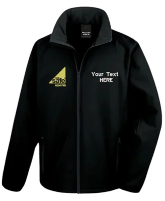Gas Safe Plumber Softshell Jacket, Vivid Promotion Workwear