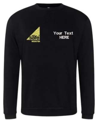 Gas Safe Plumber Embroidered Sweatshirt, Vivid Promotion Workwear