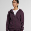 Women's fluffy zip hoodie