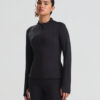 Women's recycled tech-zip jacket