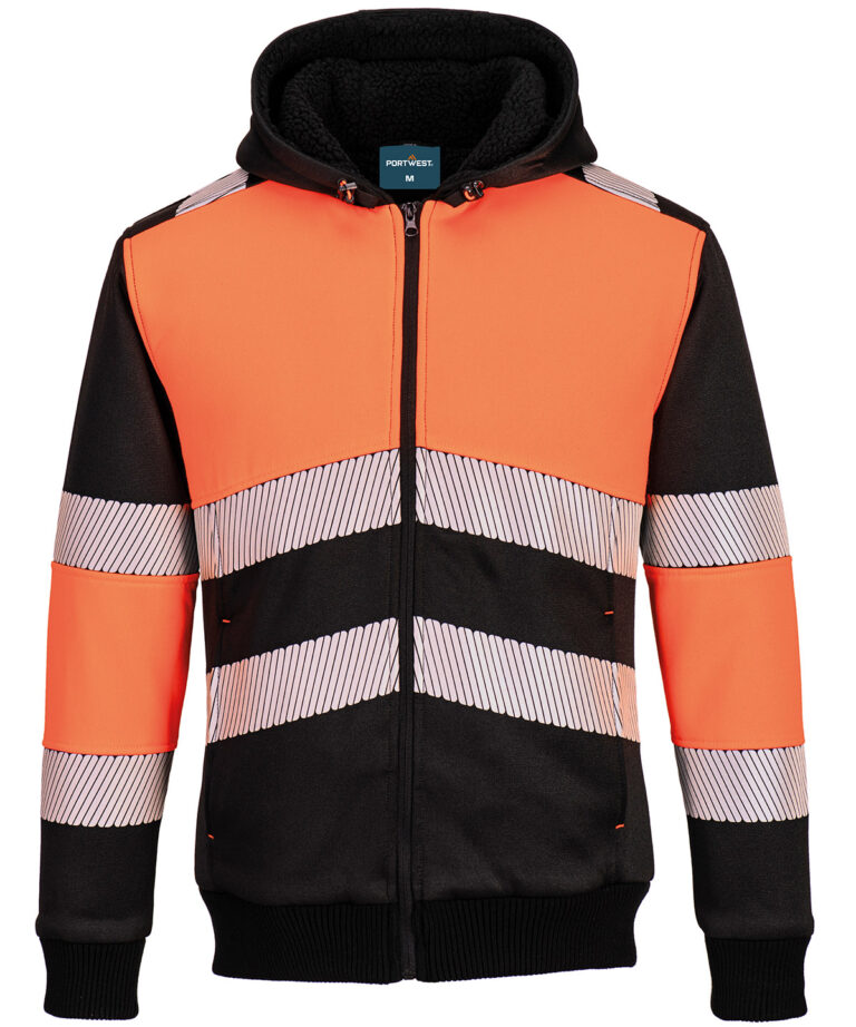 PW3 Hi-vis Class 1 winter hoodie (PW377)