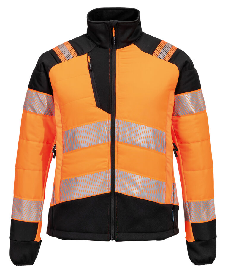 Women's PW3 Hi-vis hybrid baffle jacket (T171)