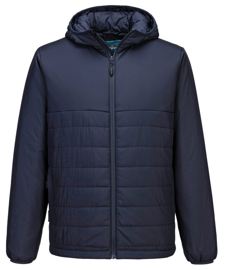 Professional hooded insulated baffle jacket (S608)