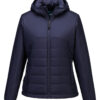 Women's professional hooded insulated baffle jacket (S613)