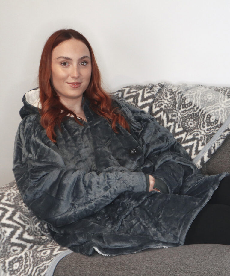 Heated Eskimo blanket hoodie