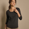 Women's stretch 3/4-sleeve tee (460)