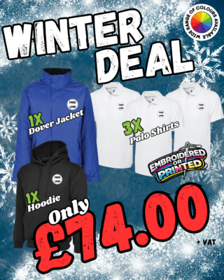 Winter Workwear Bundle with logo 3x Polos | 1x Hoodie | 1x Jacket, Vivid Promotion Workwear Winter Workwear Bundle with logo 3x Polos | 1x Hoodie | 1x Jacket, Vivid Promotion Workwear