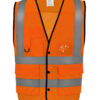 Hi-vis superior open mesh button waistcoat (HVW860)