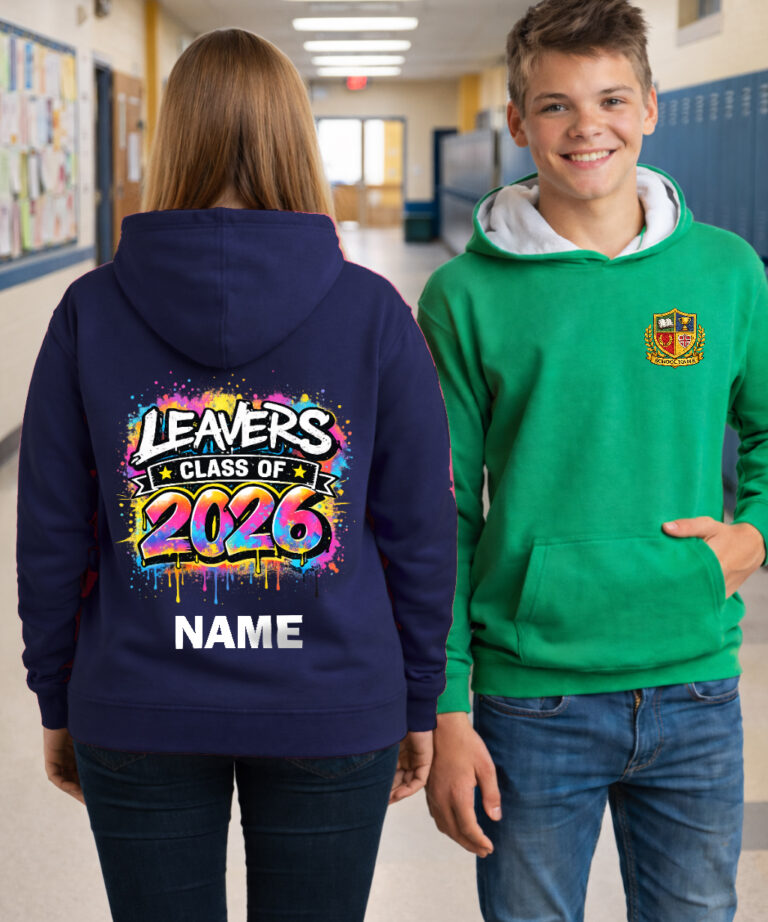 Varsity Edition School Leavers Hoodie Kids Sized – Design 3