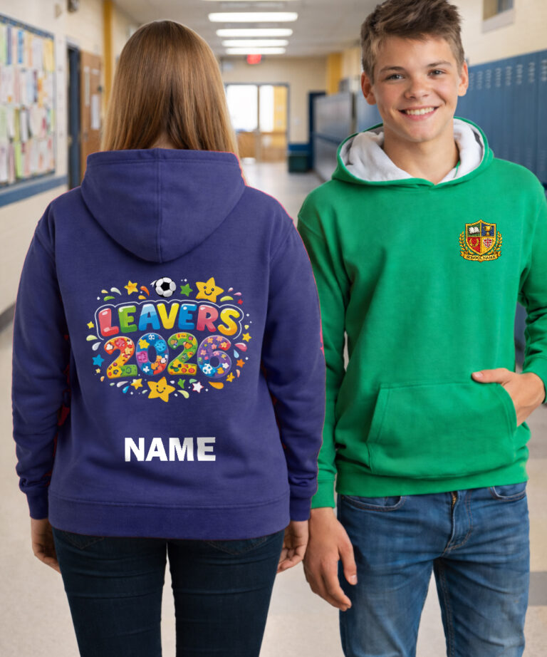 Varsity Edition School Leavers Hoodie Kids Sized – Design 4