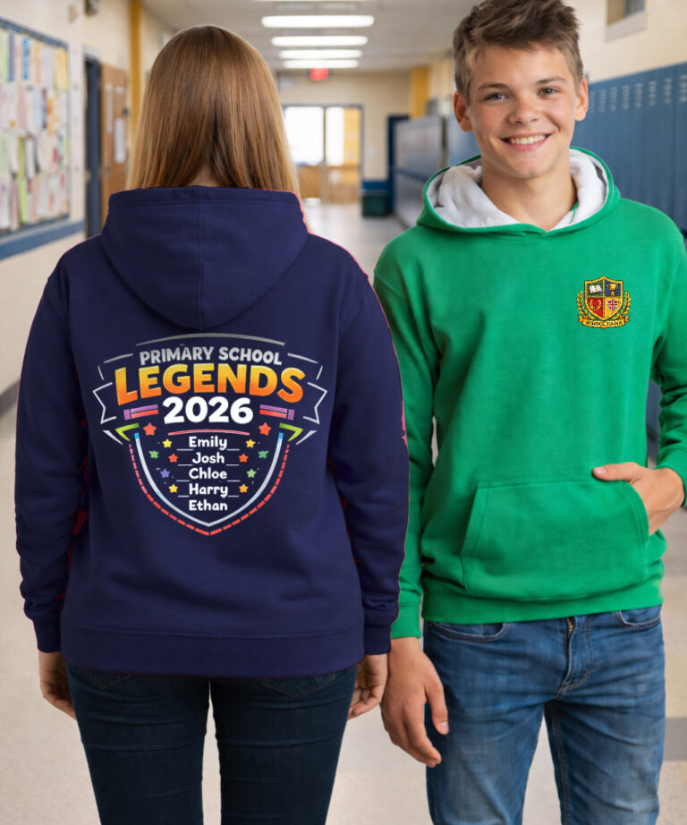 Varsity Edition School Leavers Hoodie Kids Sized – Design 6
