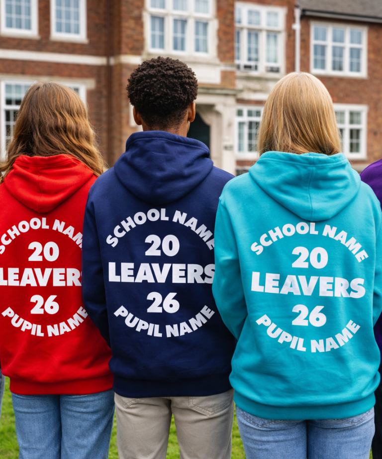 Alternative view of Basics Edition School and College Leavers Hoodie Adult Sized - Design 3