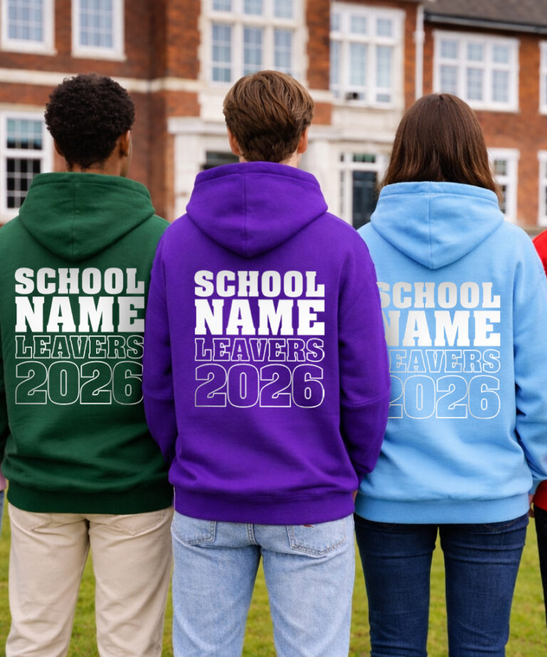 Alternative view of Basics Edition School and College Leavers Hoodie Adult Sized - Design 2