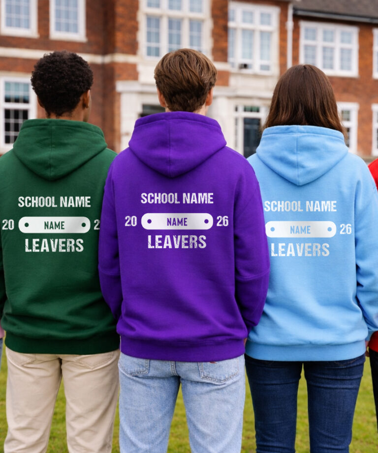 Alternative view of Basics Edition School and College Leavers Hoodie Adult Sized - Design 7