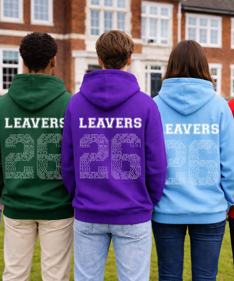 Alternative view of Basics Edition School and College Leavers Hoodie Adult Sized - Design 10