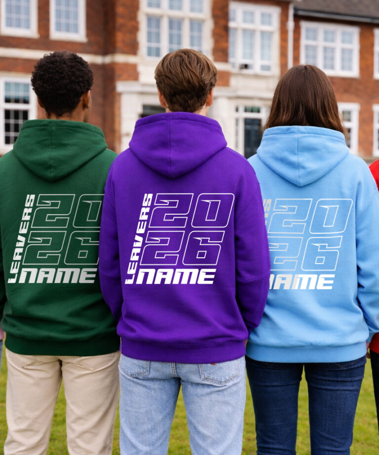 Alternative view of Basics Edition School and College Leavers Hoodie Adult Sized - Design 6