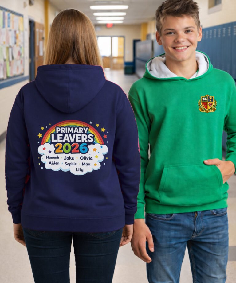 Varsity Edition School Leavers Hoodie Kids Sized – Design 9