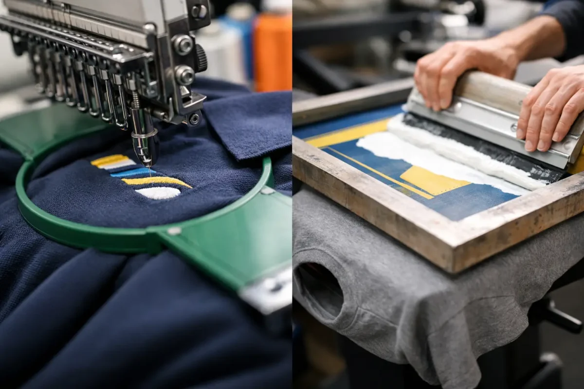 Embroidery or Print for Workwear?