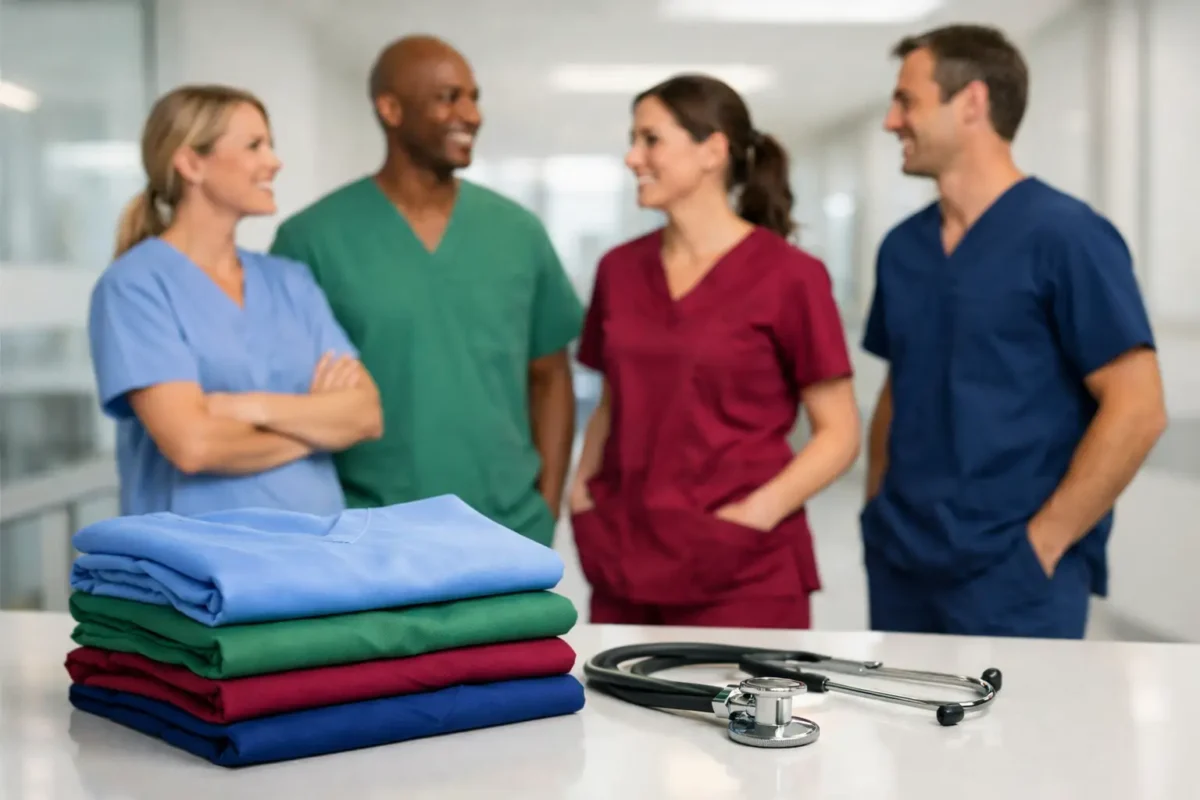 NHS Department Colour Scrubs Guide