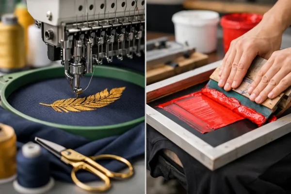 How to Choose Embroidery or Print