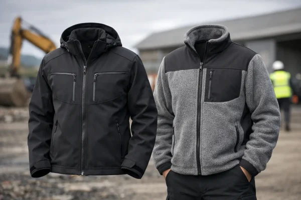 Softshell Jackets vs Fleeces for UK Workwear
