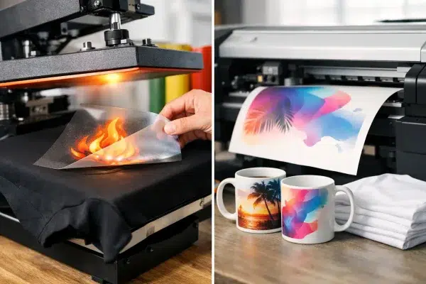 Heat Transfer Versus Sublimation Printing