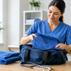Care Agency Scrub Pack Example for UK Teams