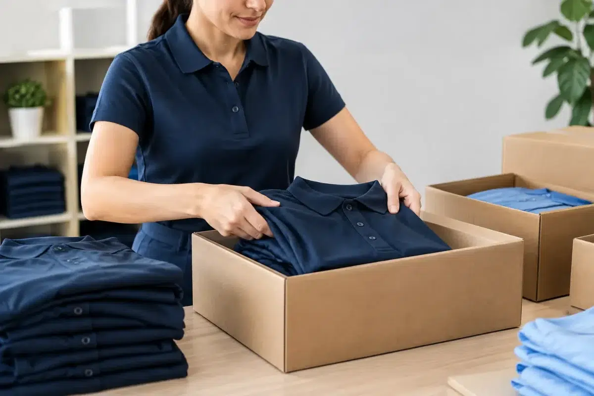 How to Pack Uniforms by Employee Name Correctly
