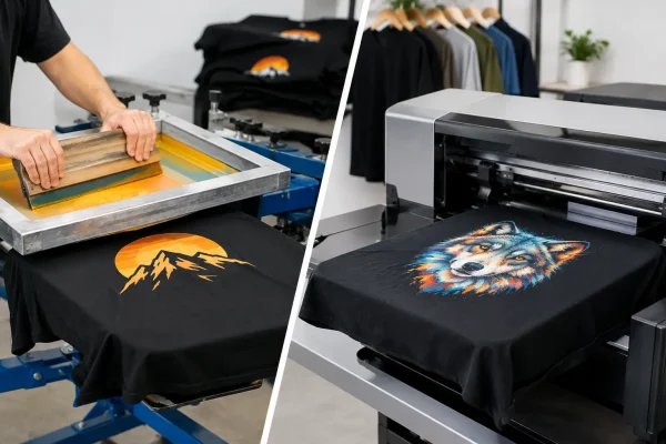 Screen Printing Versus DTG Shirts for Workwear